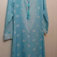 لباس مجلسی آبی فیروزه ای