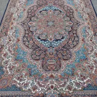 فرش جفت ۱۲ متر سرمه ای ۱۰۰۰ شانه در حد نو