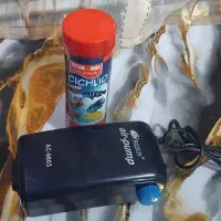 دستگاه اکسیژن کاملا نو و مقداری دونه ماهی
