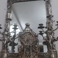 آینه شعمدان برنزی|بوفه، ویترین، کنسول|کرج, حصارک پایین|دیوار