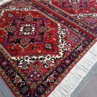 یکجفت قالیچه دستبافت هریس بافت عالی کاملا نو|فرش|تهران, استاد معین|دیوار