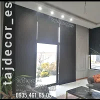 پرده اداری دفترکار مدرسه مطب مغازه آرایشگاه|پرده، رانر، رومیزی|مشهد, حجاب (شهرک غرب)|دیوار