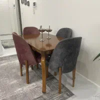 میز نهار خوری چهار نفره|میز و صندلی غذاخوری|شاندیز, |دیوار