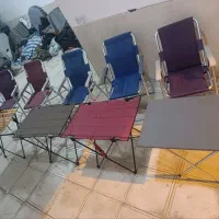 میز المینیوم تاشو صندلی سوئدی همنورد طبی فیکس