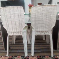 میز 4نفره شیشه ای|میز و صندلی غذاخوری|همدان, |دیوار