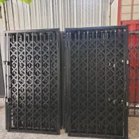 درب اکاردیونی رنگ کوره ای استاتیک نصب یک ساعته