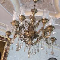 لوستر برنج|لوستر و چراغ آویز|کاشان, شهرک فرهنگیان|دیوار