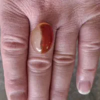 عقیق دورنگ بسیار خاص