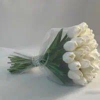 دسته گل لاله برای عروسی|گل مصنوعی|بندرعباس, |دیوار