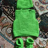 لباس نوزادی بافتنی