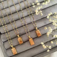 اکسسوری بدلیجات آبکاری شده نیمست گردنبند