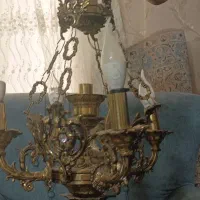 لوستر برنزی ۴شعله سنگین