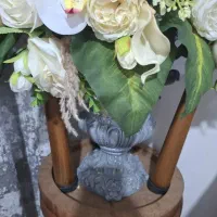 گل مصنوعی با جاه گلدونی خیلی زیبا|گل مصنوعی|برازجان, |دیوار