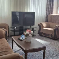 مبل هفت نفره همراه میز جلو مبلی و عسلی ها