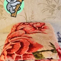 پتو زنبق یکنفره گلدار|رختخواب، بالش، پتو|قزوین, |دیوار