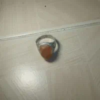 انگشتر نقره عقیق یمنی و عقیق سرخ و شجر|جواهرات|ایلام, |دیوار