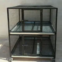 فروش قفس دو طبقه|لوازم جانبی حیوانات|خوی, |دیوار
