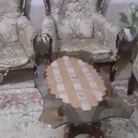 مبل سلطنتی ۹ نفره|مبلمان خانگی و میز عسلی|تویسرکان, |دیوار