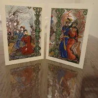 کارت پوستالهای رومیزی از اماکن متبرکه ومینیاتور