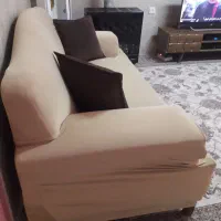 مبل راحتی ۷نفره|مبلمان خانگی و میز عسلی|شاهین‌شهر, شهرک منازل چوبی|دیوار