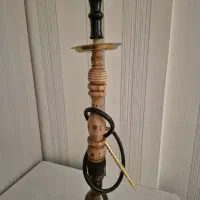 قلیون چوبی تنه مغز گردو در حد نو