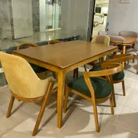 میز غذا خوری/۴نفره/ راش