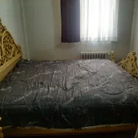سرویس خوابدو نفره تمام چوب|تخت و سرویس خواب|تهران, حمزهآباد|دیوار