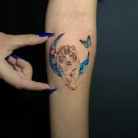 تتو حرفه ای بدن و آموزش تتو ، اجاره تخت
