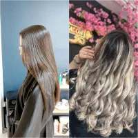 اموزش و خدمات رنگ و کراتین تخصصی و بدون اتو کشی