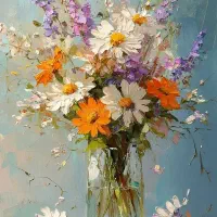 آموزش نقاشی رنگ‌روغن و پاستل گچی