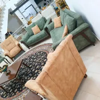 مبل ۹ نفره + میزجلو مبلی + ۲ تا عسلی