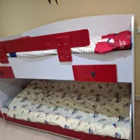 تخت دو طبقه نوجوان|تخت و سرویس خواب|تبریز, |دیوار