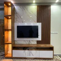 تی‌وی وال tv wall تی وی روم دکور سرویس خواب جاکفشی|میز تلویزیون|اهواز, گلستان|دیوار