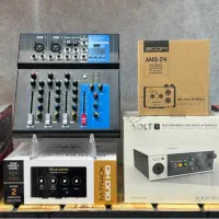 کارت صدا و میکسر و تجهیزات استدیویی میکروفن