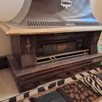 بخاری بزرگ / چوب جنگلی/ زیبا وبی نظیر سپهر الکتریک|بخاری، هیتر، شومینه|بروجرد, |دیوار