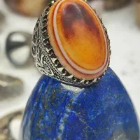 انگشتر باباقوری مهره کهنه سه پوست سلیمانی کد ۱|جواهرات|اصفهان, شیخ اشراق|دیوار