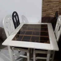 میز نهارخوری ۴ نفره سالم