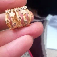 النگو استخوانی سایز۳ و انگشتر|جواهرات|دهدشت, |دیوار