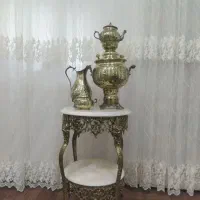 سماور شش لیتری ذغالی کاملا سالم درحدنو بدون میز