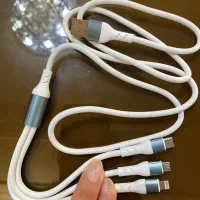 شارژر سه کاره ایفون شیائومی سامسونگ|لوازم جانبی موبایل و تبلت|قشم, |دیوار