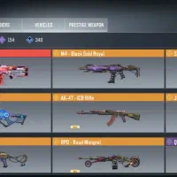 اکانت کالاف دیوتی لول ۳۶۹ با تجهیزات