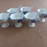 سرویس بستنی خوری قدیمی گل پنبه