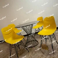 میز و صندلی/ السا فلزی/میز فلزی/روکش وکیوم سنگی|میز و صندلی غذاخوری|کرج, اصفهانی‌ها|دیوار