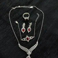 سرویس نقره زیبا باجعبه کاملا نو