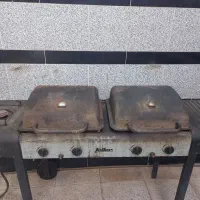 باربیکو ایستاده چهار شعله با خوراک پز مارک فلر|اجاق گاز و لوازم برقی پخت‌وپز|اهواز, کوی ملی راه|دیوار