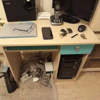 کتابخانه دو طبقه و یک عدد میز کامپیوتر|کتابخانه، شلف، قفسههای دیواری|تهران, تهرانپارس غربی|دیوار