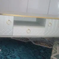 میز تلویزیون  رنگ طوسی روشن