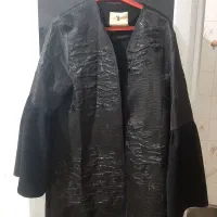 مانتو بلند ژاکارد تا سایز ۴۲ نو