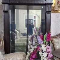 ویترین ورساچه چوب گردو