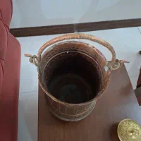 سطل مسی قدیمی|کلکسیون اشیاء عتیقه|اندیشه, شهرک کوثر|دیوار